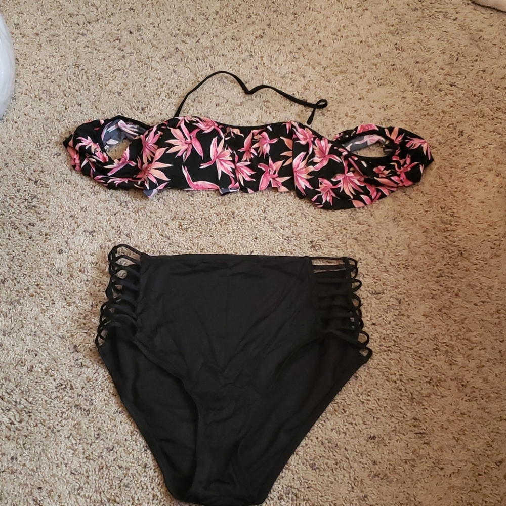 Highwaist off shoulder bikini